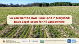 Landowner Oriented Agricultural Law Webinars