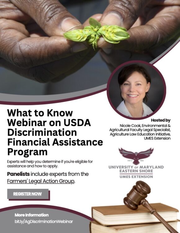 What to Know Webinar on USDA Discrimination Financial Assistance