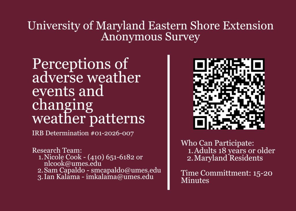 UMES Extension Anonymous Survey